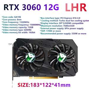 Видеокарта RTX 3060 12gb LHR Maxsun Big Mac (29500₽ через Qiwi)