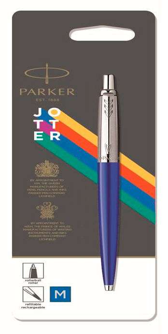 Ручка шариковая Parker Jotter Color (2076052) синяя, синие чернила