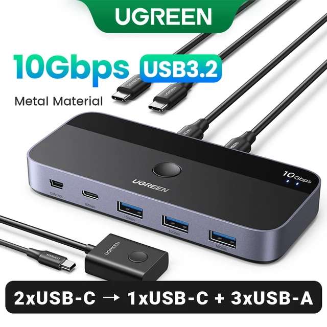 USB KVM переключатель UGREEN