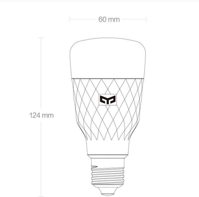 Умная LED-лампочка Yeelight Smart LED Bulb 1S (YLDP15YL)