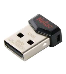 Компактная USB флешка 64гб netac um81