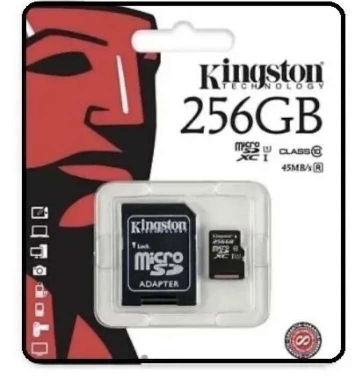 Карта памяти Kingston Canvas Select 256 ГБ (возможно, неоригинал)