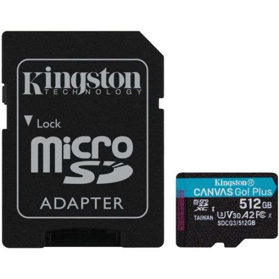 Карта памяти Kingston 512GB Canvas Go! Plus 170R (40% кэш)