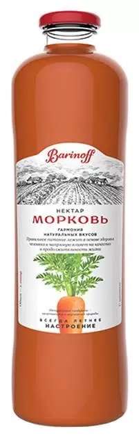 Нектар Barinoff Морковный 1 л