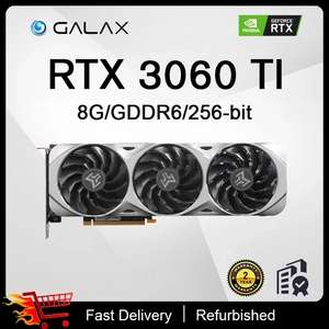 Видеокарта GALAX RTX 3060 TI METAL MASTER OC 8 Гб GDDR6