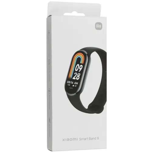 Фитнес-браслет Xiaomi Smart Band 8, глобальная версия, черный/бежевый