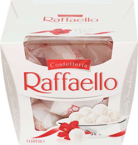 Конфеты RAFFAELLO с цельным миндальным орехом, 150г + в описании кофе растворимый NESCAFE Gold, 320г