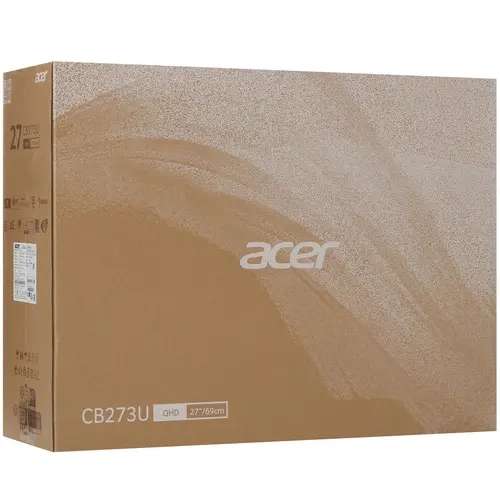 Монитор Acer Vero CB273Ubemipruzxv, 27", 2560x1440, 75 Гц, IPS, LED, 1 мс, поворот и наклон экрана