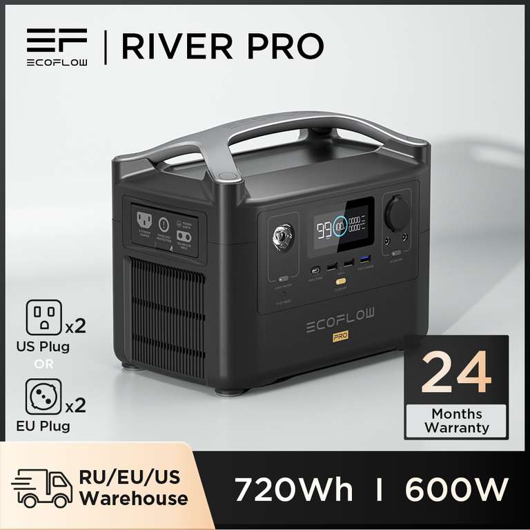 ECOFLOW RIVER Pro портативная электростанция 720Wh