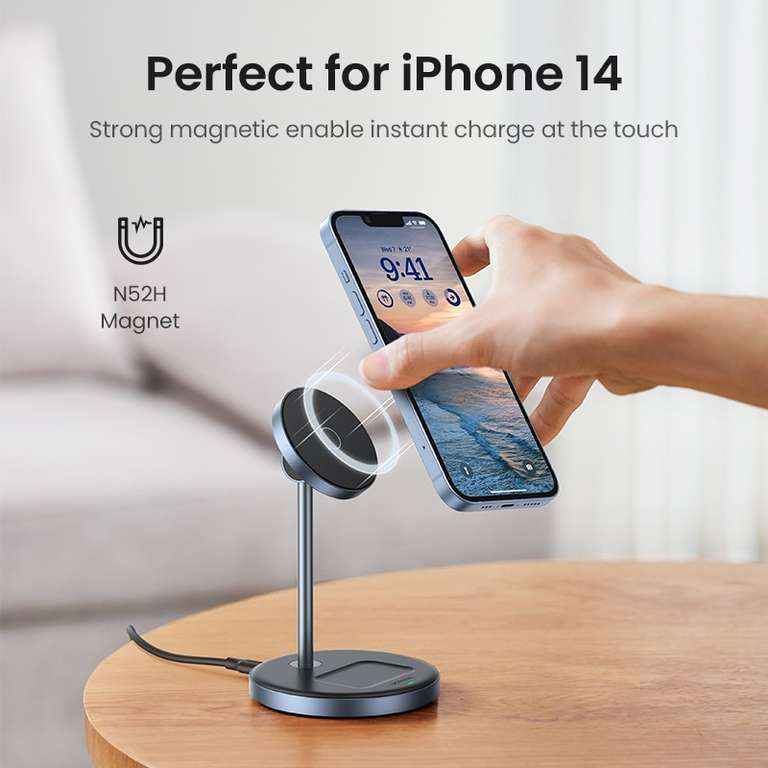 Ugreen MagSafe подставка с зарядкой iPhone и AirPods