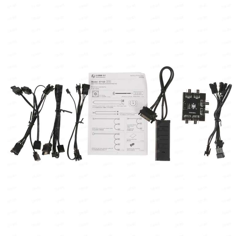 Комплект вентиляторов LIAN LI ST120 Black 3pcs/pack