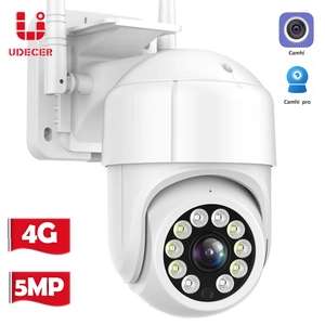 IP-камера UDECER Outdoor PTZ Cameras, Wi-Fi, 1080P, 5 Мп