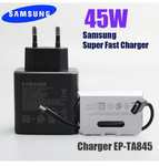 Зарядное устройство 45W Super fast charging Samsung EP-TA845 +кабель 5А (по Ozon карте)