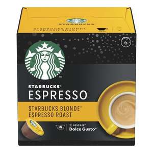 [Ставрополь] Кофе молотый в капсулах STARBUCKS Blonde Espresso Roast натуральный жареный, 12кап, Великобритания, 66 г