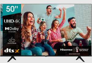 Телевизор Hisense 50", черный, 3840×2160, Smart TV