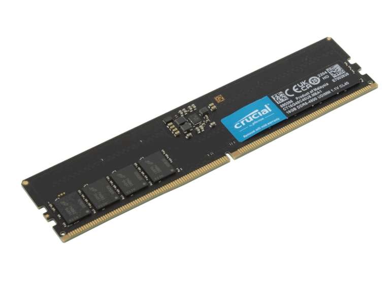 Модуль памяти CRUCIAL DDR5 / 4800 МГц / 16GB
