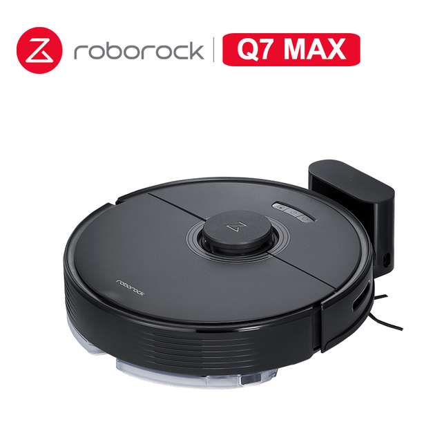 Робот-пылесос Roborock Q7 Max чёрный и белый