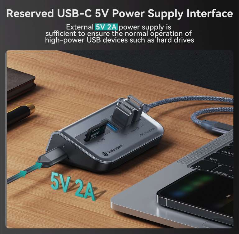 USB hub Yottomaster (ORICO) GA1-3ATS (цена с ozon картой) (из-за рубежа)
