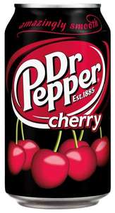 Газированный напиток Dr. Pepper Cherry 0.33л - 24 штуки