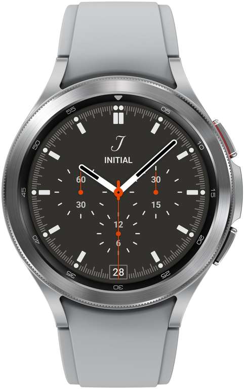 [Уфа] Умные часы Samsung Galaxy Watch4 Classic 46 мм Wi-Fi NFC, серебристый (для других стран)