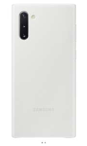 Чехол Samsung Leather Cover для Note 10 White