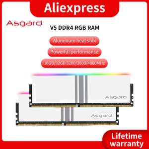 Оперативная память DDR4 Asgard V1 Black Knight 2x8, 3600МГц, 16\18\18 (5326 для платинового аккаунта)