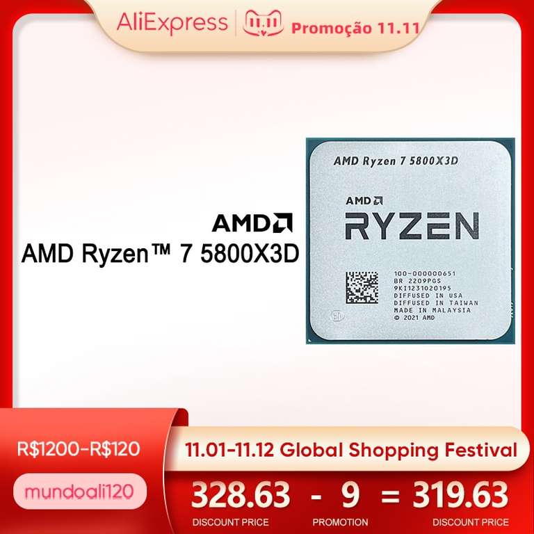 Процессор AMD Ryzen 7 5800X3D (OEM, AM4) (SZCPU Store + cp u store)
