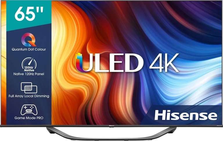 Телевизор Hisense 65U7HQ, 65", 4K UHD, Smart TV (по Озон карте)