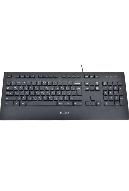 Клавиатура проводная Logitech Comfort K280E (цена с озон-картой)