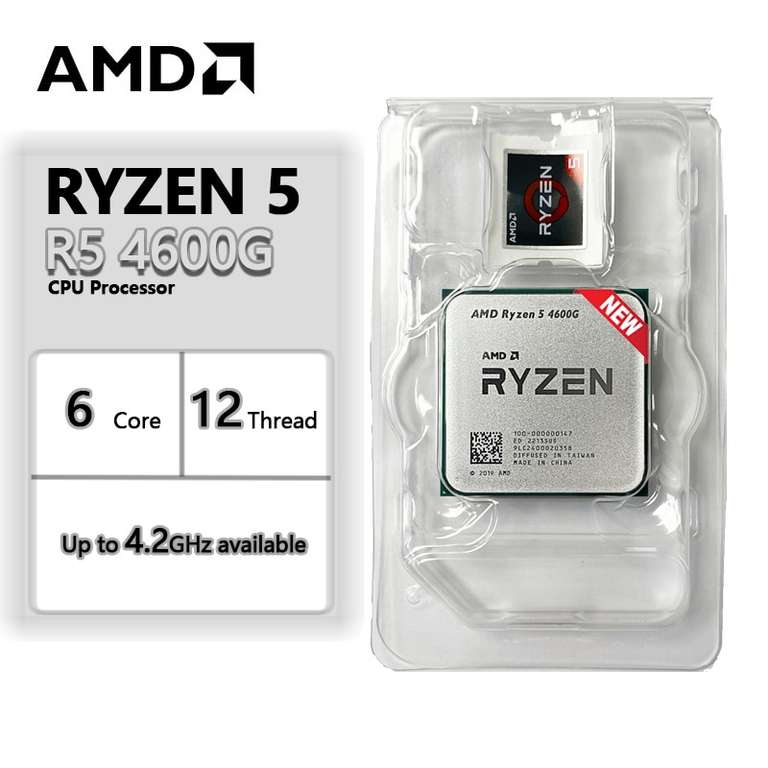 Процессор AMD Ryzen 5 4600G (Radeon Vega7)