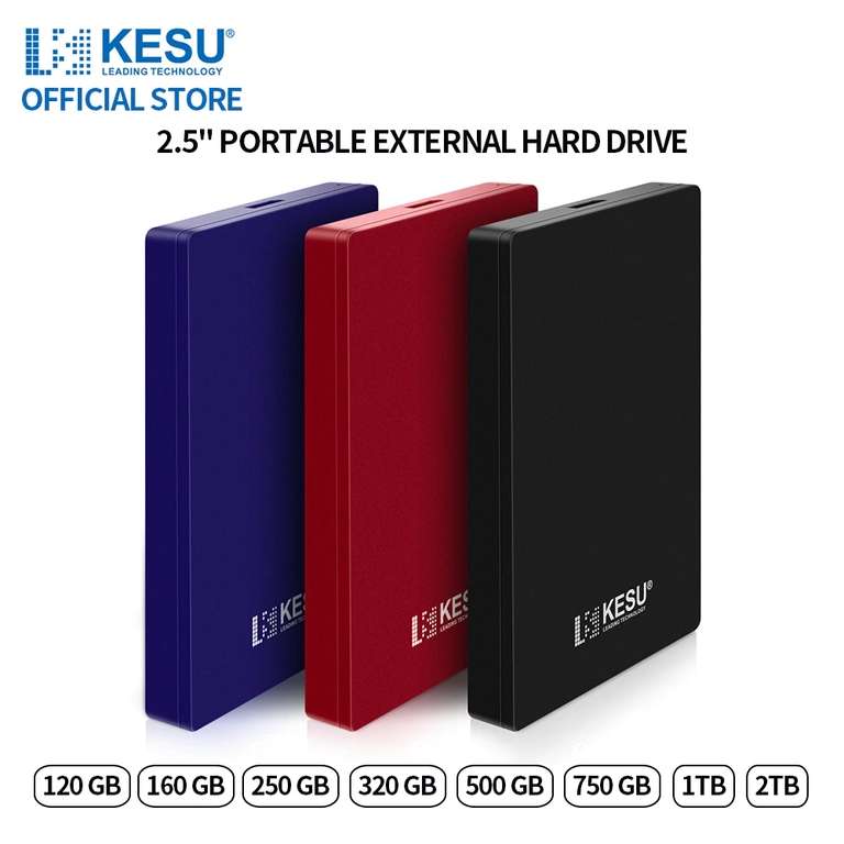 Портативный внешний жесткий диск KESU HDD 2.5" 500 ГБ