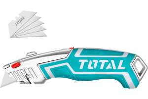 Универсальный нож TOTAL THT5116118 (+ лезвия)
