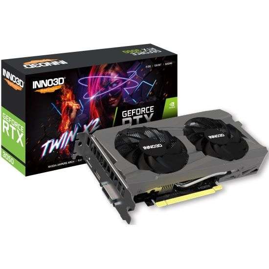 Видеокарта Inno3D GeForce RTX 3050 TWIN X2 8 ГБ (N30502-08D6-1711VA41)