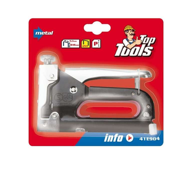 Степлер (4-14 мм, скобы J) Top Tools 41E904