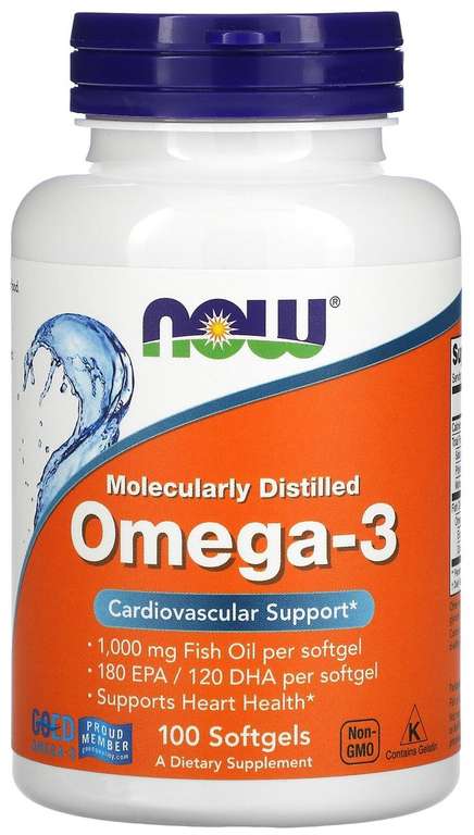 Omega-3 капс., 1000 мг, 200 г, 100 шт.