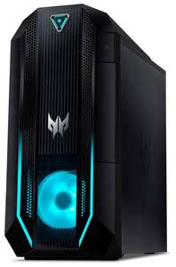 Настольный компьютер Acer Predator PO3-630, Intel Core i5-11400F, 16 ГБ RAM, 512 ГБ SSD, 2 ТБ HDD, NVIDIA GeForce RTX 3070, DOS, черный