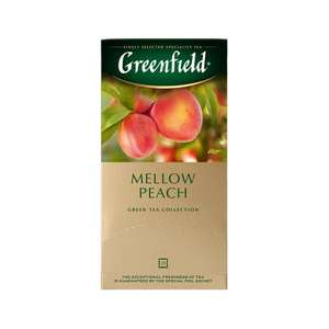 Чай зелёный Greenfield Mellow Peach в пакетиках 25*1,8г