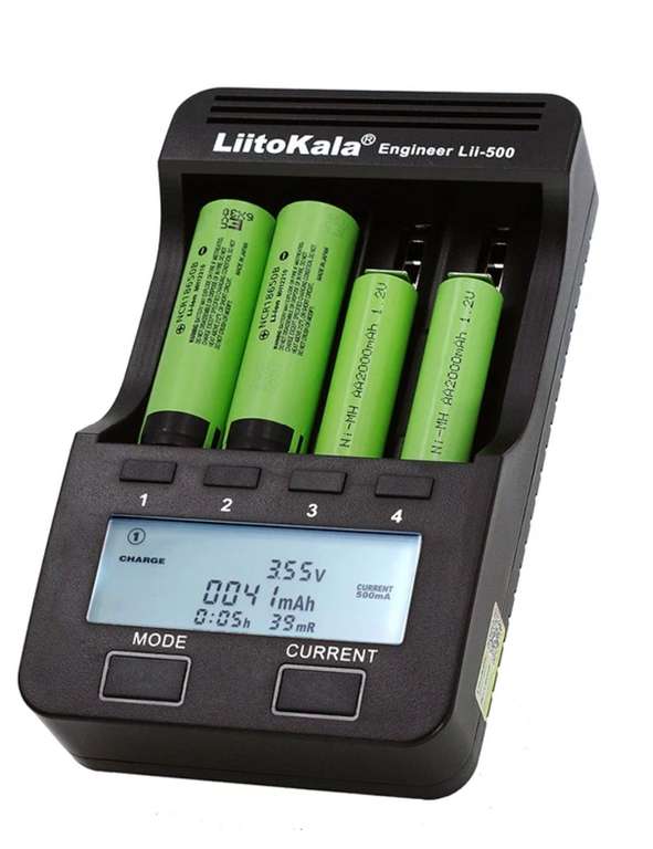 Зарядное устройство Liitokala Lii 500 для аккумуляторных батареек