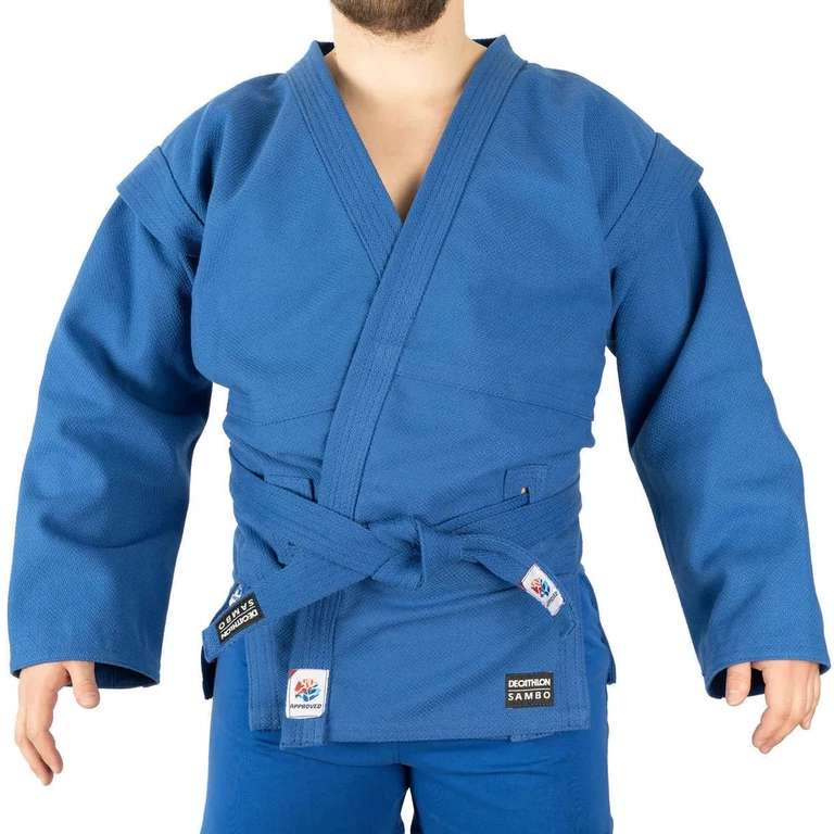 Куртка для самбо Decathlon, синяя, остались размеры 150, 165
