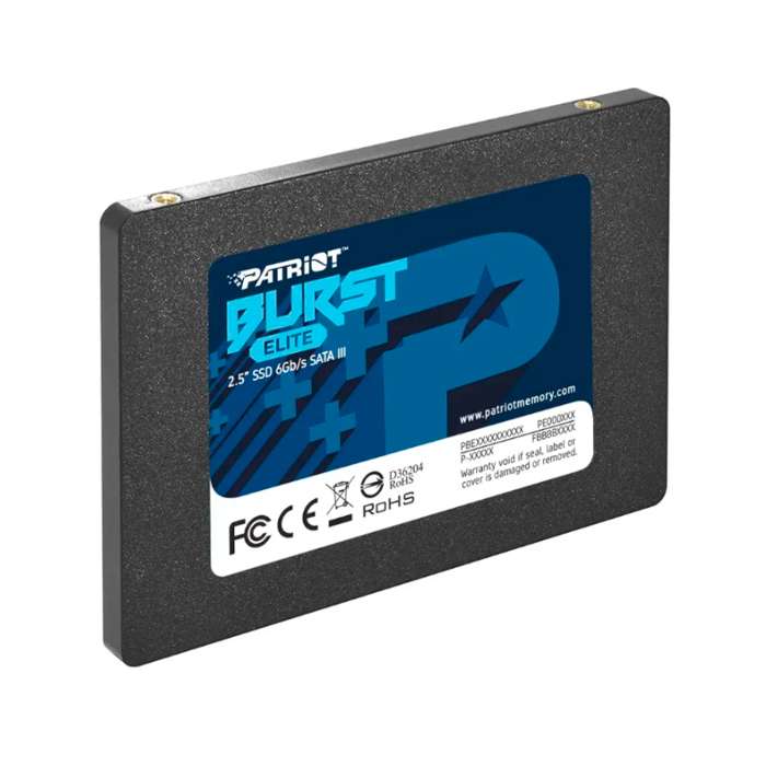 SSD диск PATRIOT Burst Elite 240ГБ PBE240GS25SSDR (1290₽ с промокодом на первый заказ)
