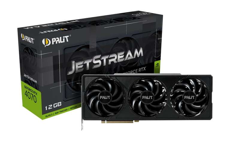 Видеокарта Palit GeForce RTX 4070 JetStream