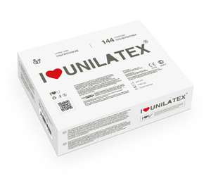 Презервативы Unilatex Ultrathin и другие, 144 шт. (+47% бонусами Сберспасибо при оплате картами Сбера)