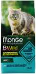 Сухой корм для кошек Monge BWild Grain Free беззерновой из трески 1.5кг