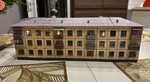 ХРУЩЁВКА. Модель панельного многоквартирного дома из картона. Масштаб 1/87