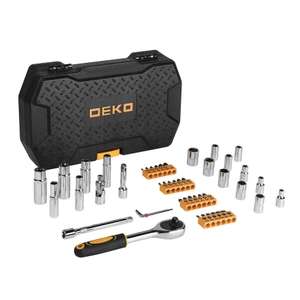 Набор инструментов для автомобиля DEKO DKMT49 в чемодане