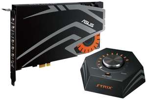 Звуковая карта Asus Strix Raid DLX с внешним блоком