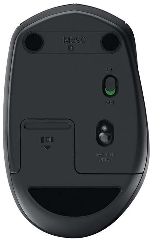 Беспроводная компактная мышь Logitech M280 (1000 dpi, светодиодный, USB Type-A, кнопки - 3)
