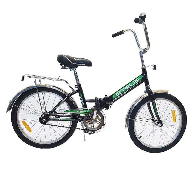 Велосипед Stels 20" Pilot 315 LU094928 чёрный/зелёный +4194 бонусов вернется