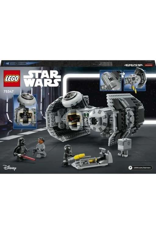 Конструкторы LEGO Star Wars (75347 Бомбардировщик СИД за 5045₽ и 75301 Истребитель X-wing Люка Скайуокера за 5054₽)