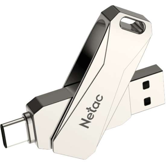 Флешка 64Gb Netac U782C metal USB 3.0 + Type C (NT03U782C-064G-30PN)